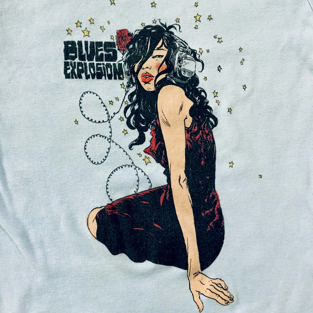 Blues Explosion vintage band t-shirt 2002 x Paul Pope comic artist
